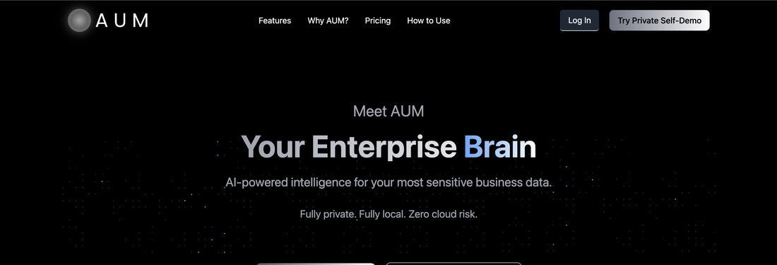 AUM — live product screenshot